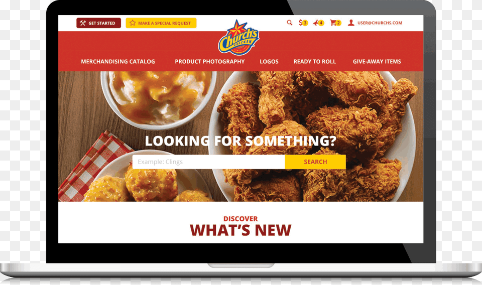 Laptop Mockup Laptop, Food, Fried Chicken, Nuggets Free Png Download