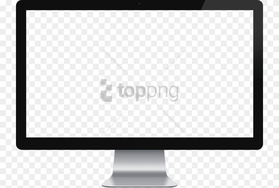Laptop Monitor Image With Computer Monitor Stencil, Computer Hardware, Electronics, Hardware, Screen Free Png Download