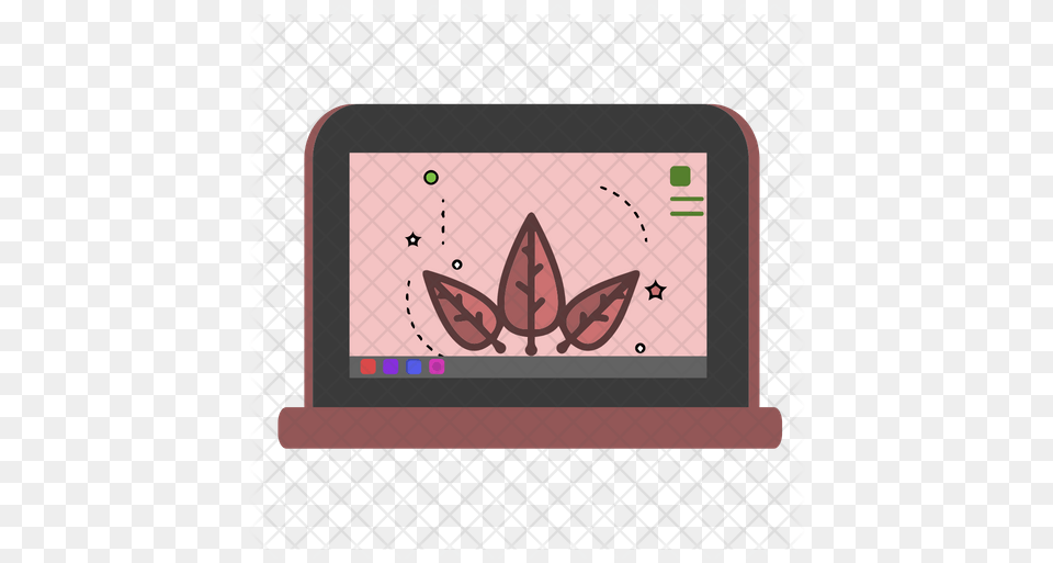 Laptop Screen Icon Illustration, Computer, Electronics, Hardware, Blackboard Png Image