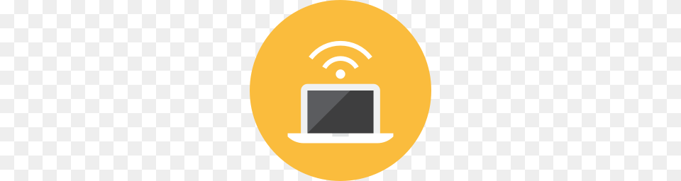 Laptop Signal Icon Kameleon Iconset Webalys, Computer, Pc, Electronics, Screen Png