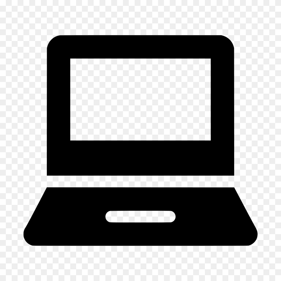 Laptop Silhouette, Computer, Electronics, Pc Free Png Download