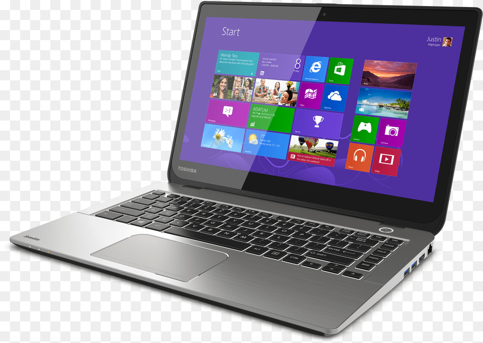 Laptop Toshiba Portege Z30 B, Computer, Electronics, Pc, Person Free Png