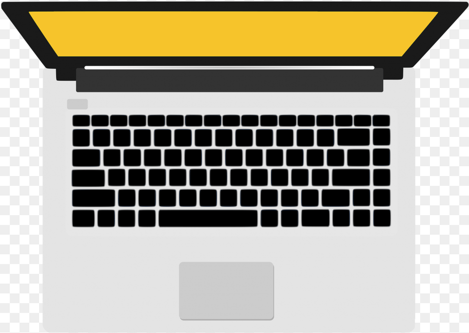 Laptop Vector 14 Inch Laptop Keyboard, Computer, Electronics, Pc, Computer Hardware Png Image