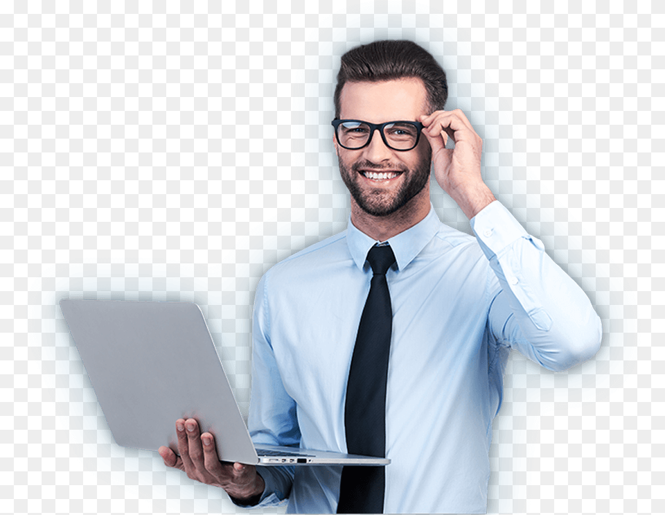 Laptop With Man Guy With Laptop, Clothing, Shirt, Male, Head Free Transparent Png