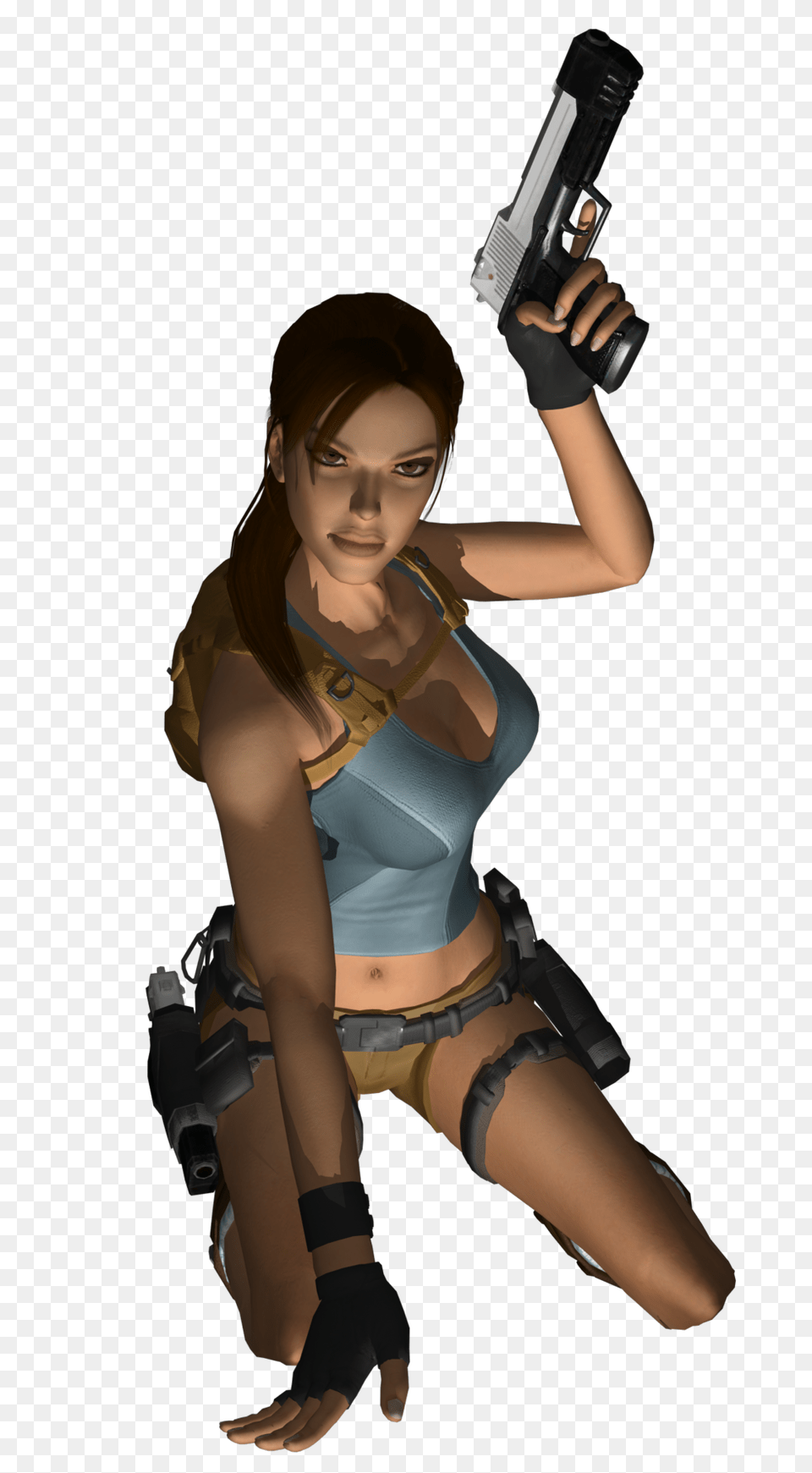 Lara 2, Gun, Clothing, Costume, Weapon Png