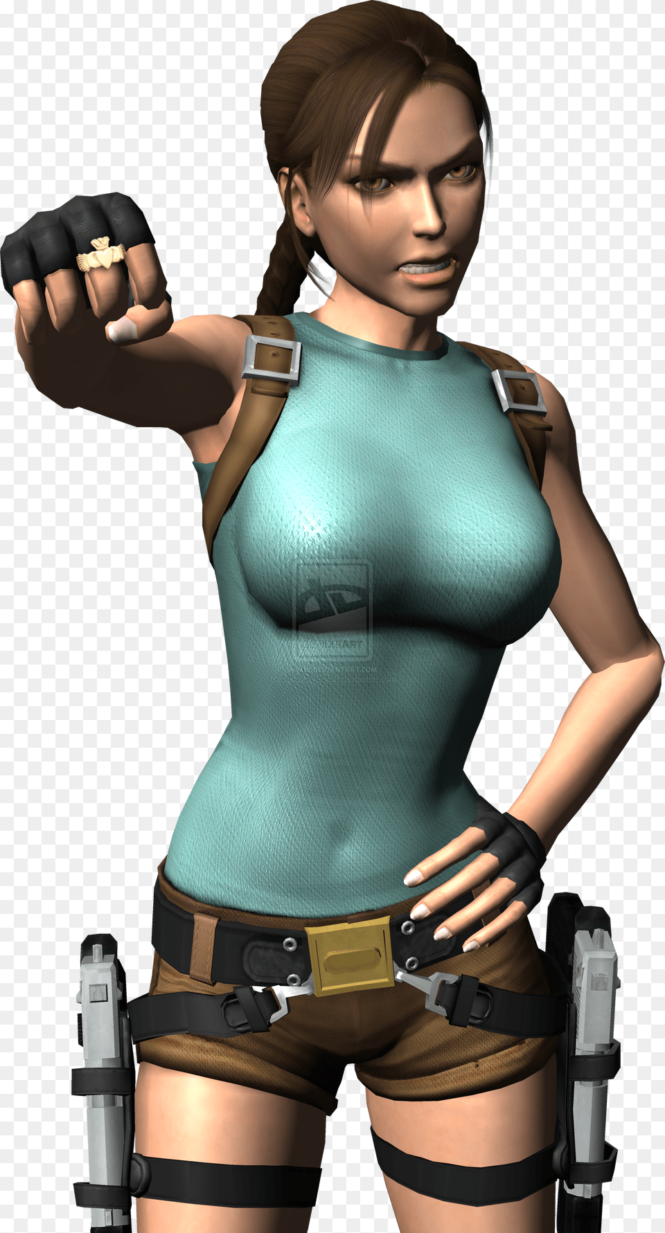 Lara Croft, Adult, Person, Female, Costume Png Image