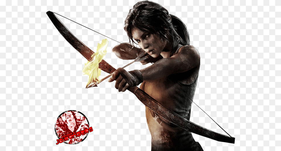 Lara Croft, Weapon, Person, Sword, Advertisement Png