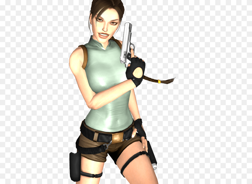 Lara Croft, Clothing, Costume, Weapon, Sword Free Transparent Png