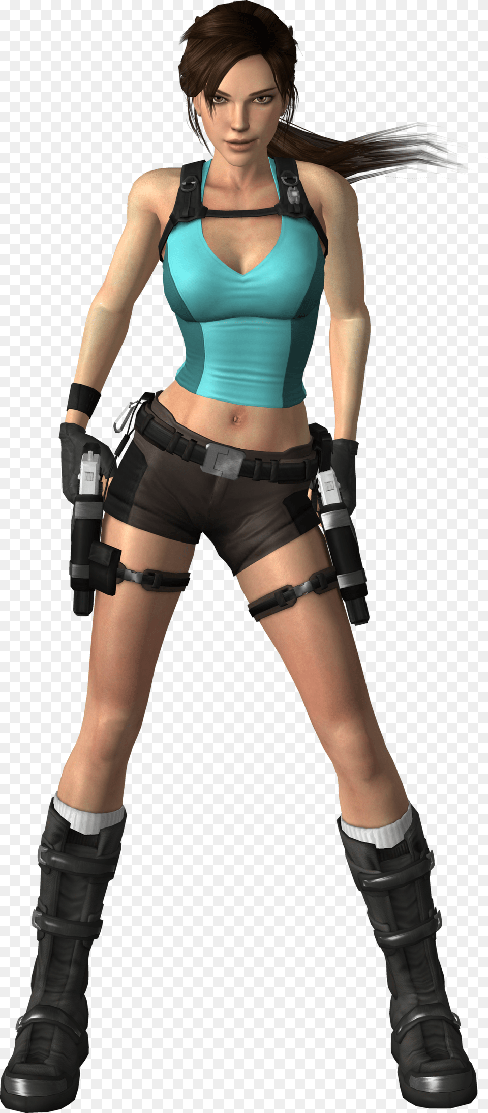 Lara Croft, Clothing, Costume, Person, Girl Png Image