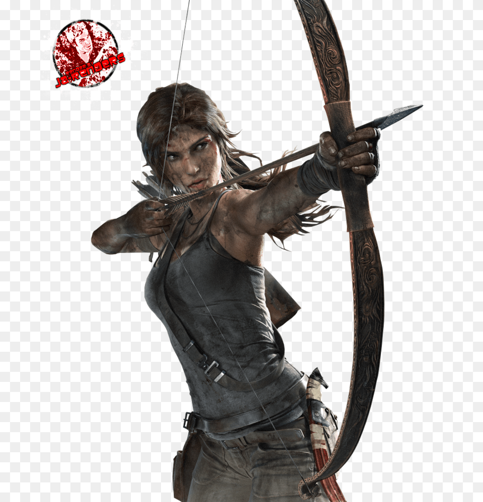 Lara Croft, Weapon, Archer, Archery, Sport Png