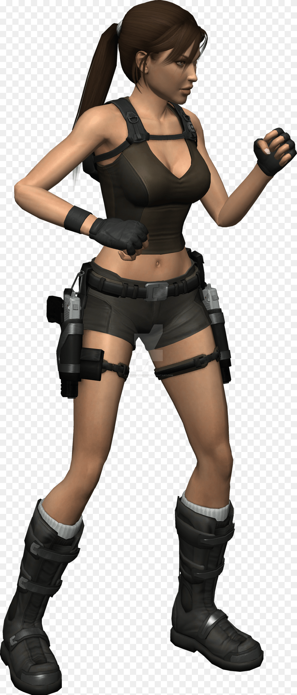 Lara Croft, Clothing, Glove, Person, Girl Free Transparent Png