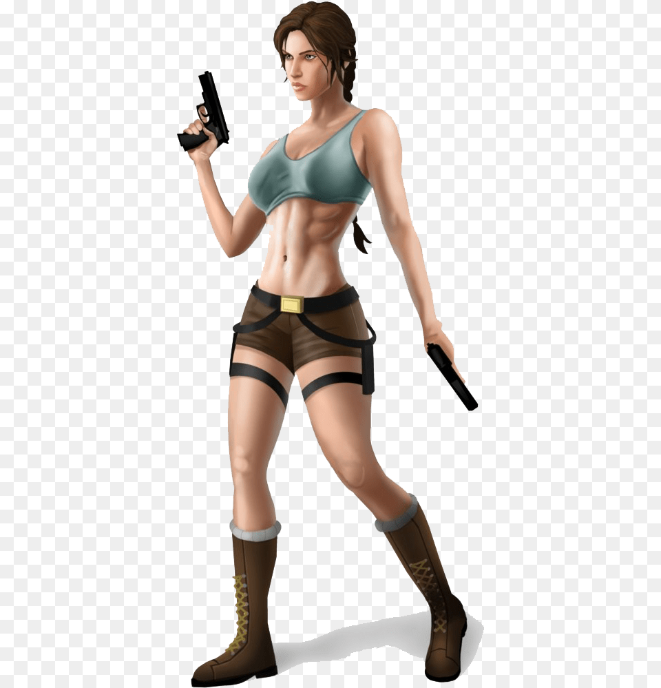 Lara Croft Animated, Clothing, Costume, Person, Adult Free Transparent Png