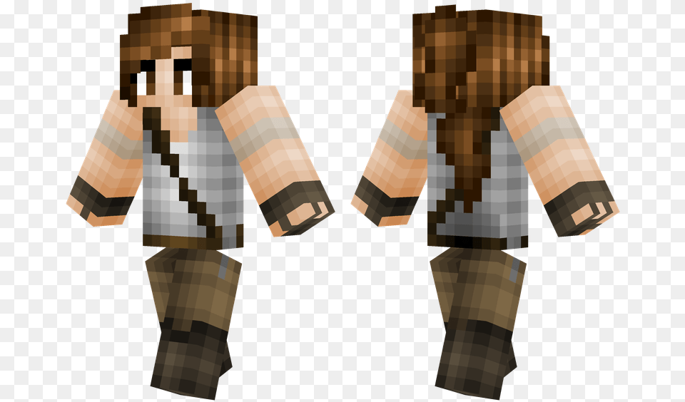 Lara Croft Minecraft Skins Lumberjack, Back, Body Part, Person, Fashion Png Image