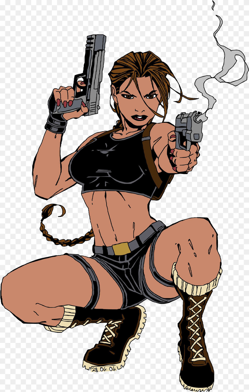 Lara Croft Photo Lara Croft Comic, Book, Comics, Publication, Adult Free Transparent Png