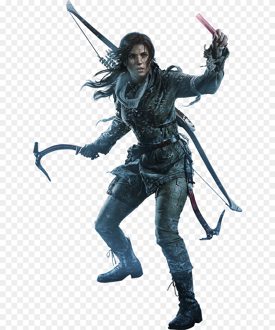 Lara Croft Rise Of The Tomb Raider 20 Year Celebration Pc, Adult, Person, Man, Male Png