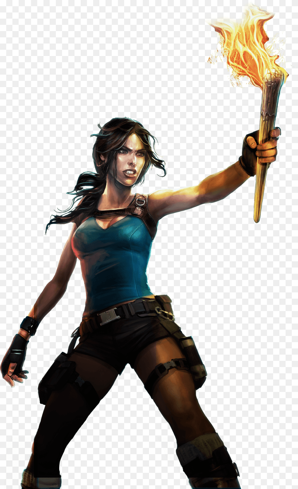 Lara Croft Temples And Tombs, Clothing, Costume, Person, Light Free Png Download
