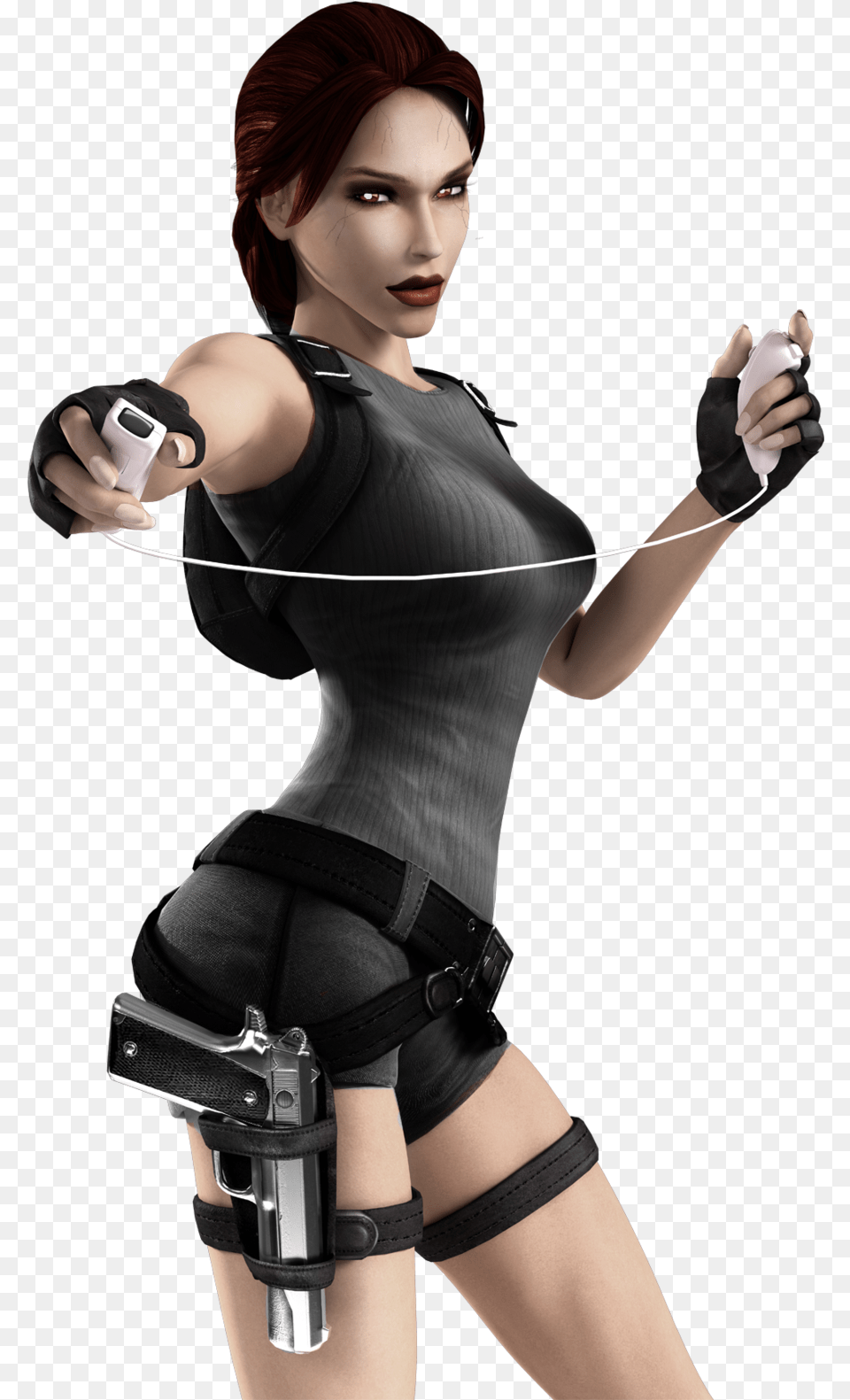 Lara Croft Tomb Raider Anniversary Transparent, Adult, Person, Woman, Female Free Png Download