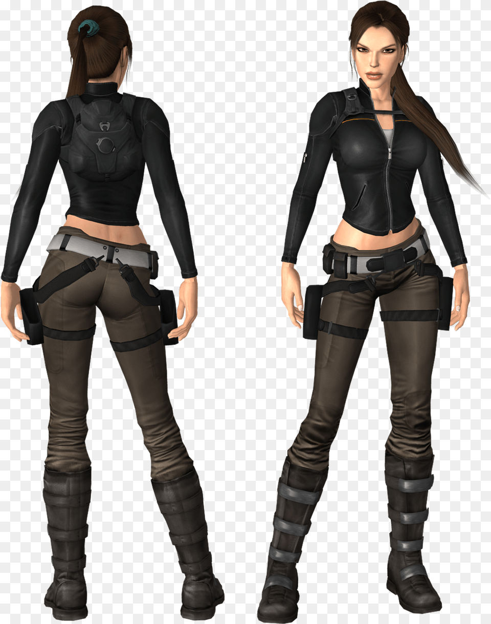 Lara Croft Tomb Raider Underworld Outfit, Jacket, Clothing, Coat, Pants Free Transparent Png