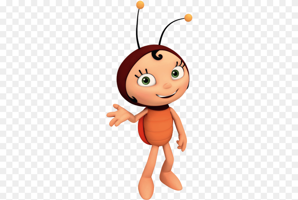 Lara The Lady Bug Maya The Bee 2 Characters, Cartoon, Baby, Person Free Png