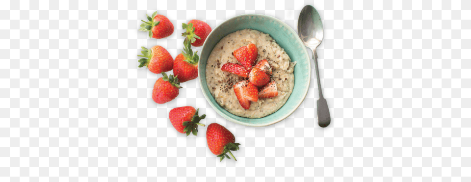 Large, Berry, Plant, Oatmeal, Spoon Free Png Download
