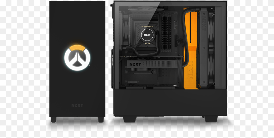 Large 528f5badf38dfb41 Nzxt H500 Overwatch Build, Electronics, Machine, Computer Hardware, Hardware Png