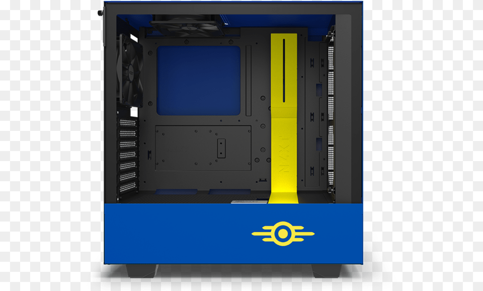 Large 6edef6e48d0d79c9 Nzxt H500 Vault Boy, Computer Hardware, Electronics, Hardware, Computer Free Png Download