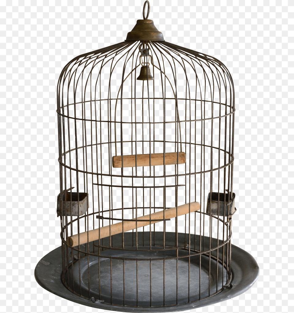 Large Antique Birdcage O Vintage Bird Cage, Chandelier, Lamp Free Png Download