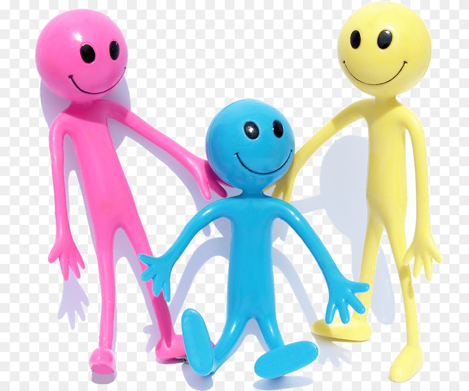 Large Bendy Ben Bendy Smiley Man, Alien, Toy, Baby, Person Png Image