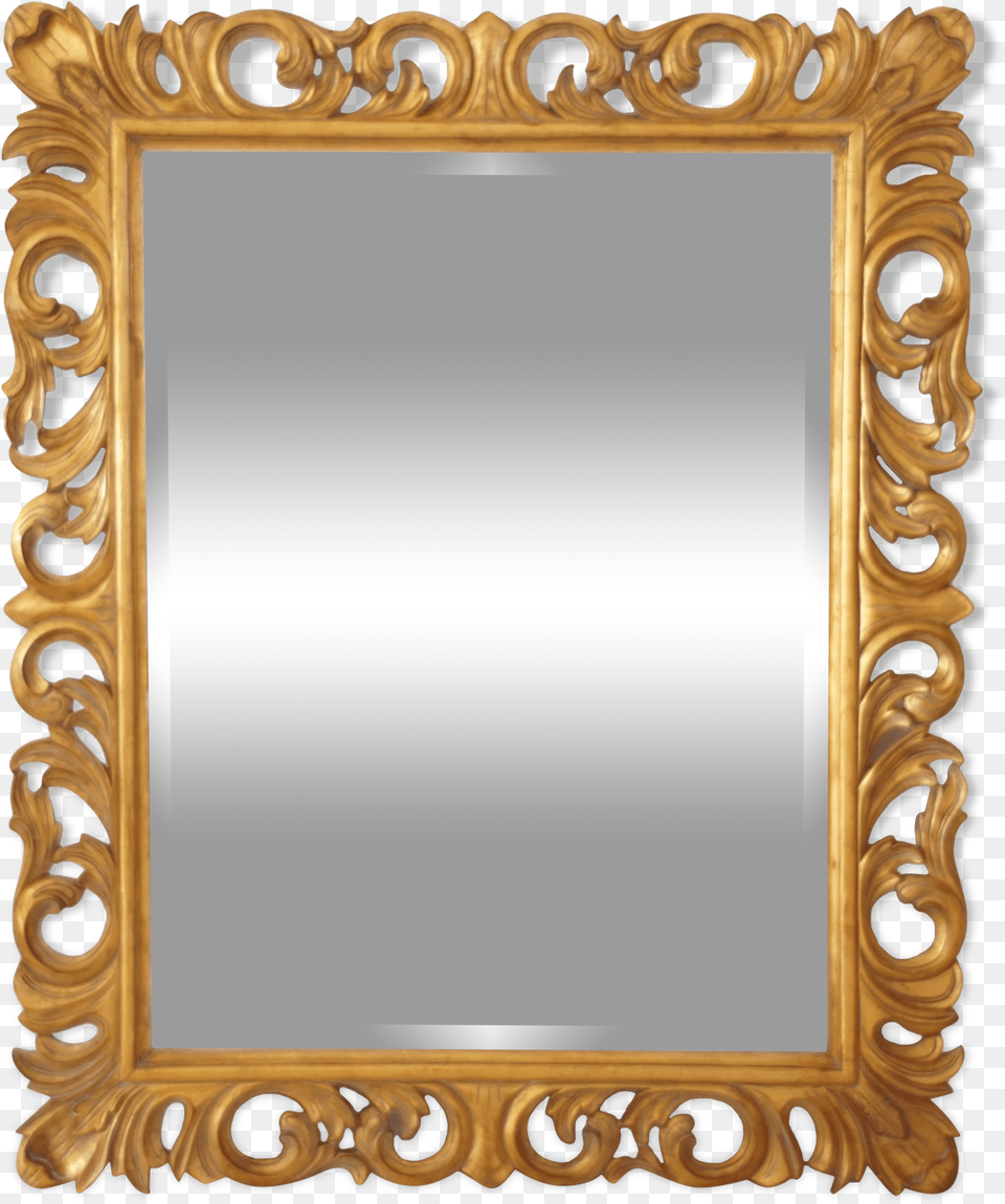 Large Beveled Mirror Gold Gilt Frame 135x164cmsrc Mirror, Photography Png