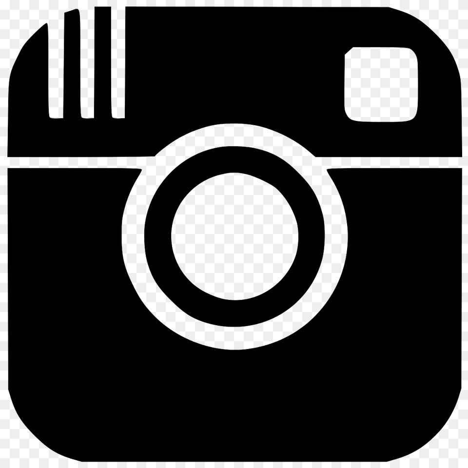 Large Black Instagram Logo Icon, Electronics, Camera, Digital Camera Free Transparent Png