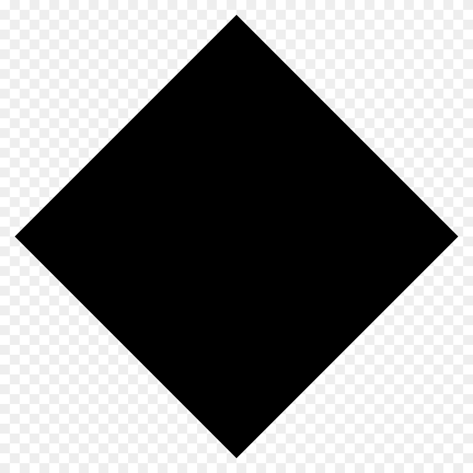 Large Blue Diamond Emoji Clipart, Triangle, Blackboard Png Image