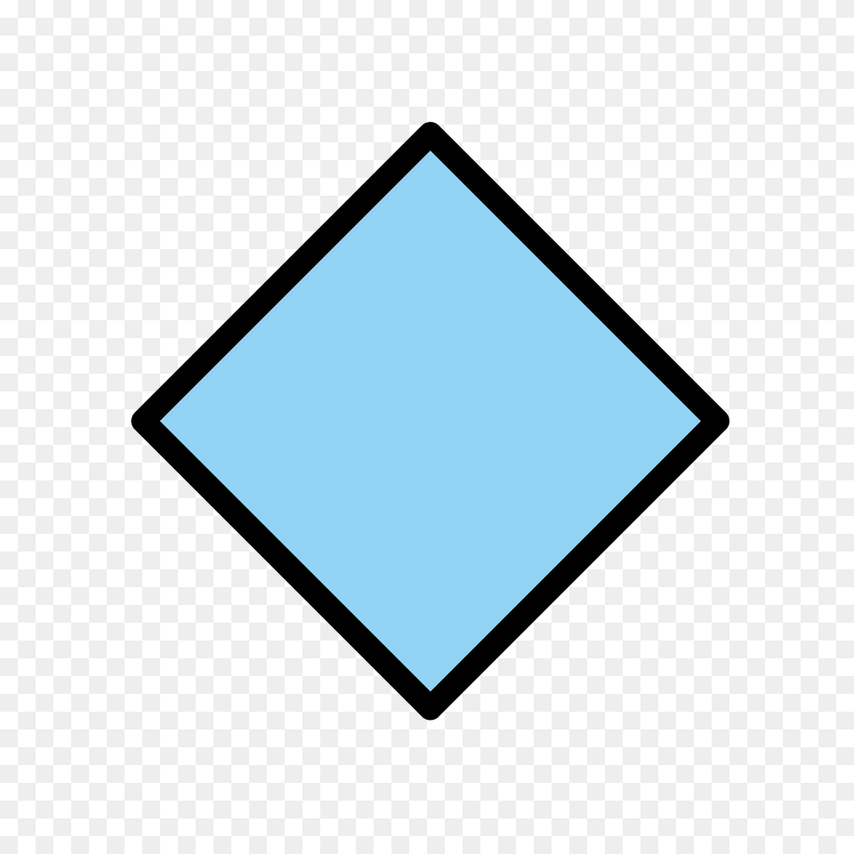Large Blue Diamond Emoji Clipart, Electronics, Screen Png Image