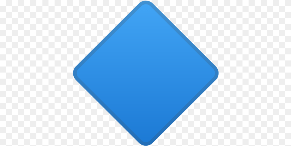 Large Blue Diamond Emoji Triangle, Blackboard Free Png Download