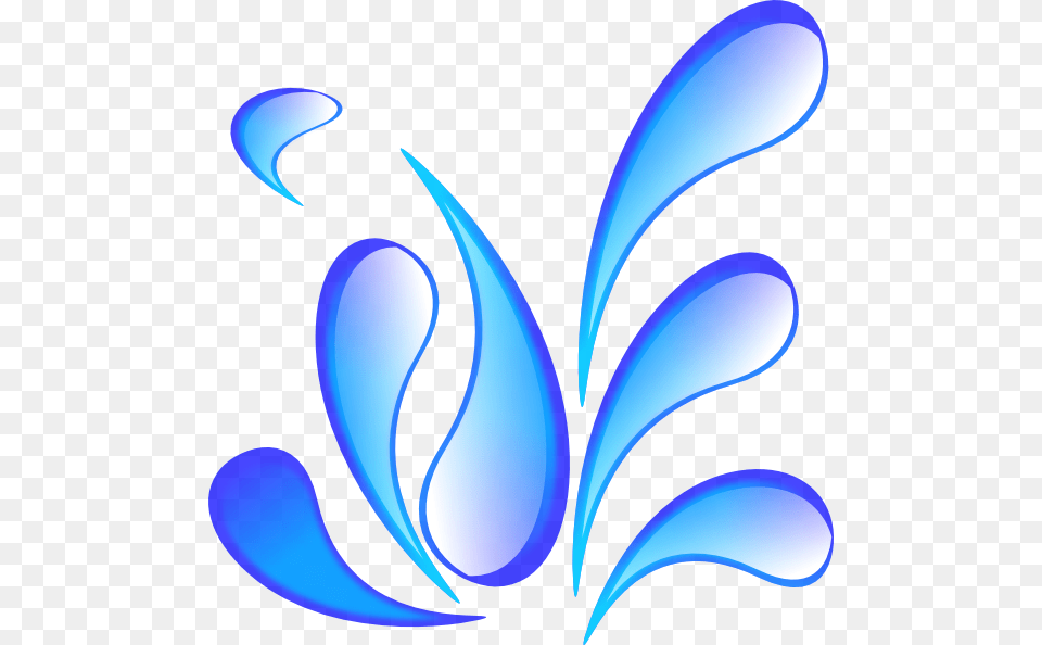 Large Blue Drops Clip Art, Floral Design, Graphics, Pattern, Logo Png