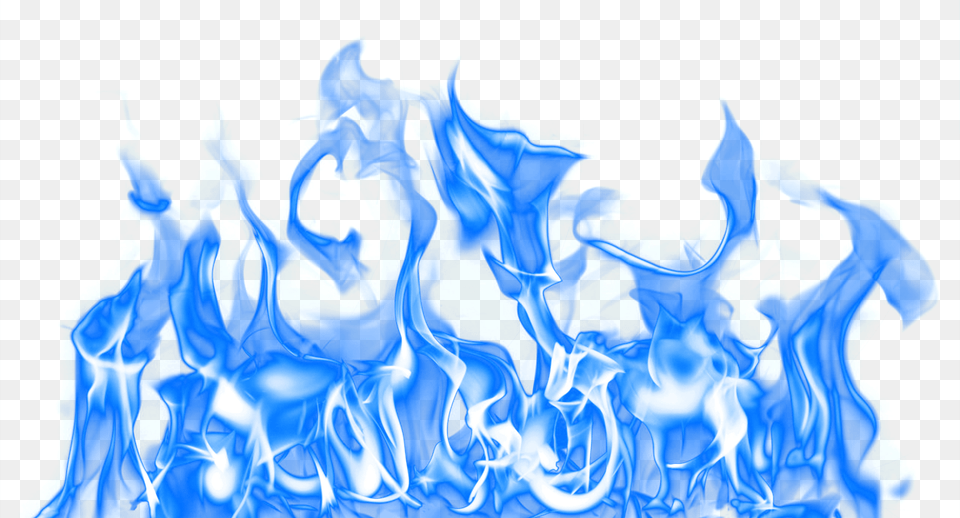 Large Blue Fire, Flame, Person, Pattern, Art Free Png