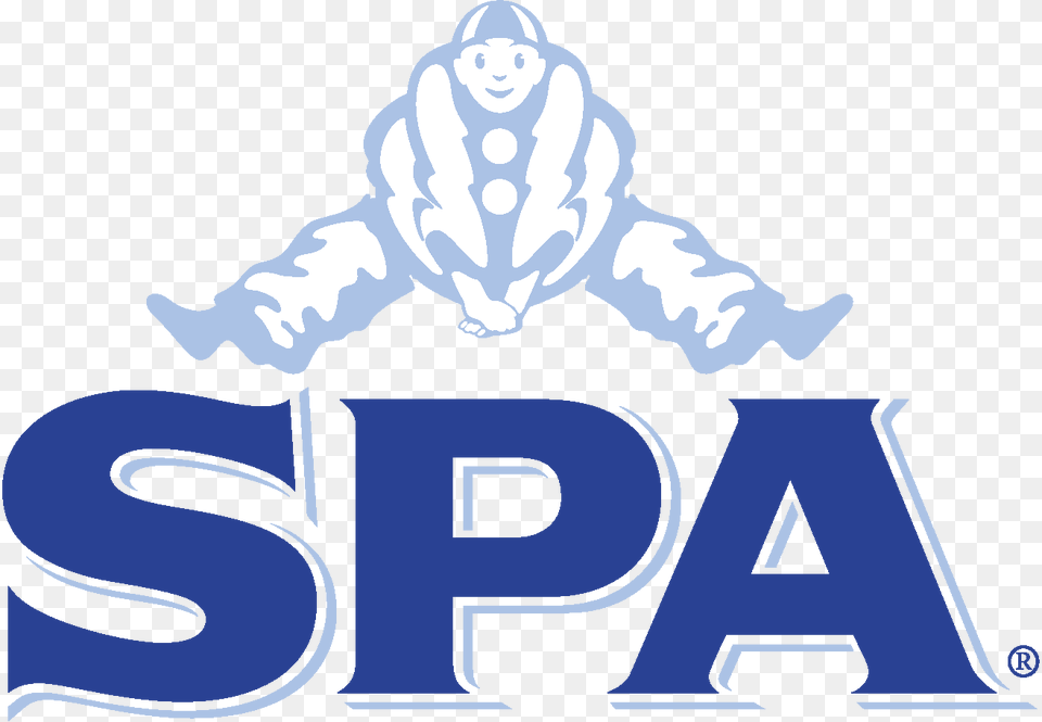 Large Blue Spa Logo, Baby, Person, Face, Head Free Png Download