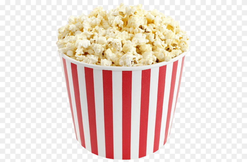 Large Bucket Of Popcorn, Food, Snack Png