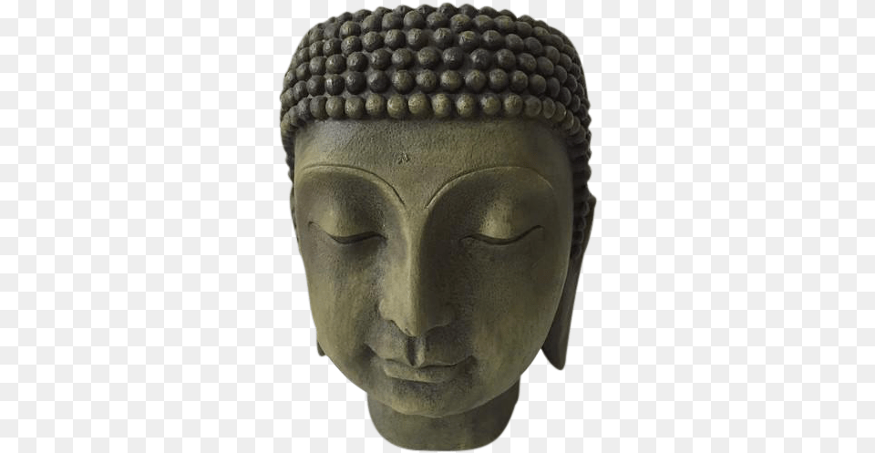 Large Buddha Head Planter Pot On Chairish Gautama Buddha, Art, Prayer, Person Free Png