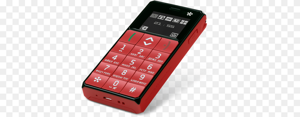 Large Button Mobile Phone Just5 Brick By Art Lebedev Design Phone With Large Buttons, Electronics, Mobile Phone Png Image