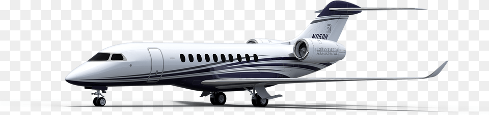 Large Cabin Jet Cessna Citation Hemisphere, Aircraft, Airliner, Airplane, Transportation Free Transparent Png