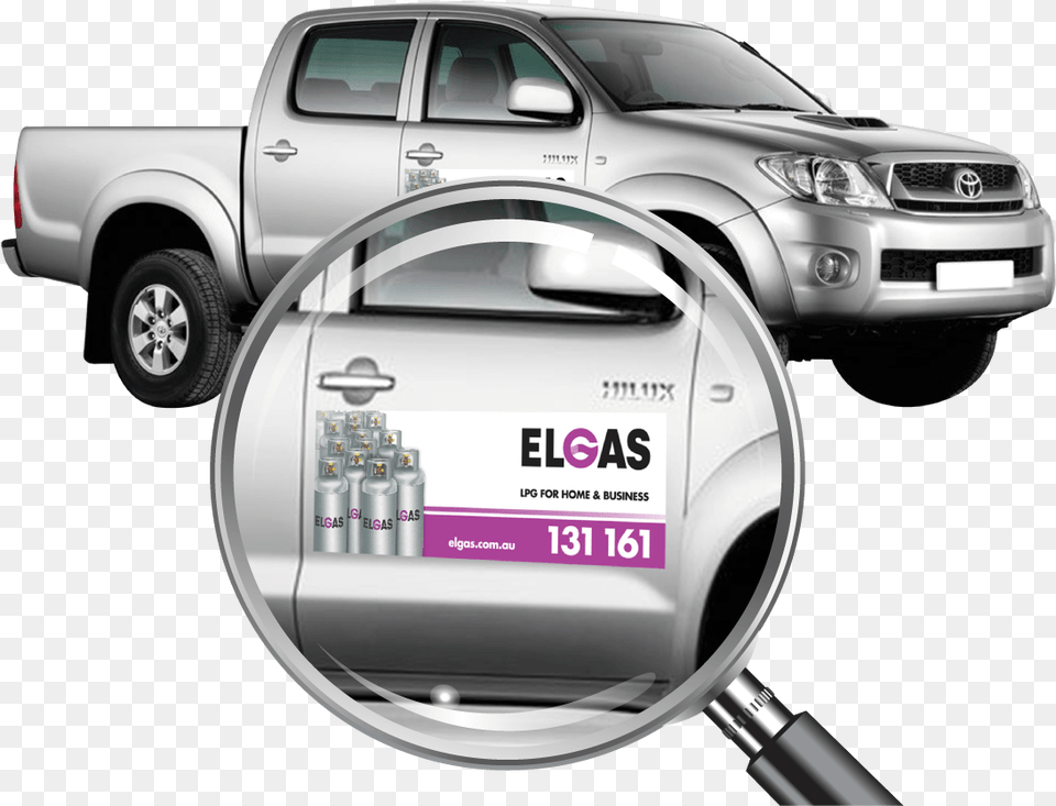 Large Car Door Magnets Centre Bearing Toyota Hilux 2009, Pickup Truck, Transportation, Truck, Vehicle Free Png Download