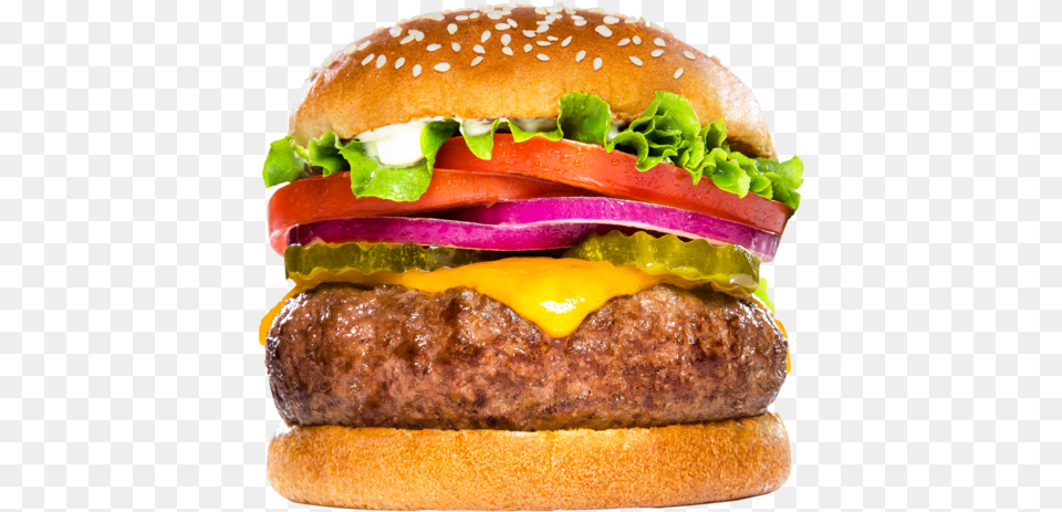 Large Cheeseburger, Burger, Food Free Png Download