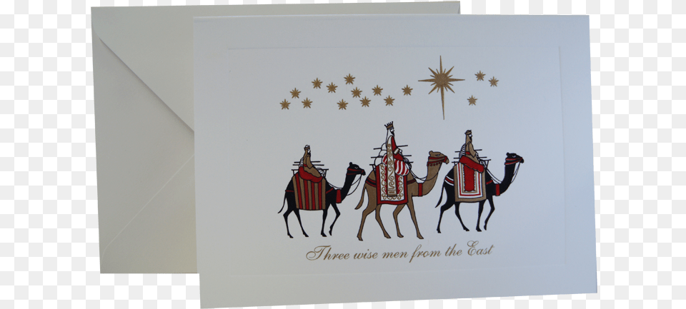 Large Christmas Cards Christmas Cards Wise Men, People, Person, Envelope, Greeting Card Png Image