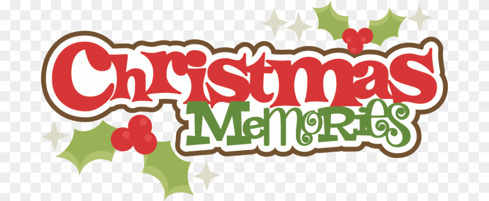 Large Christmas Memories Title Christmas Memories Clipart, Text, Symbol, Dynamite, Weapon Free Png Download