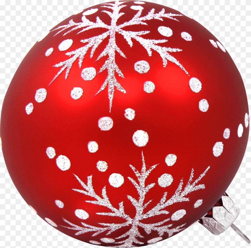 Large Christmas Red Ball, Accessories, Egg, Food, Balloon Png Image