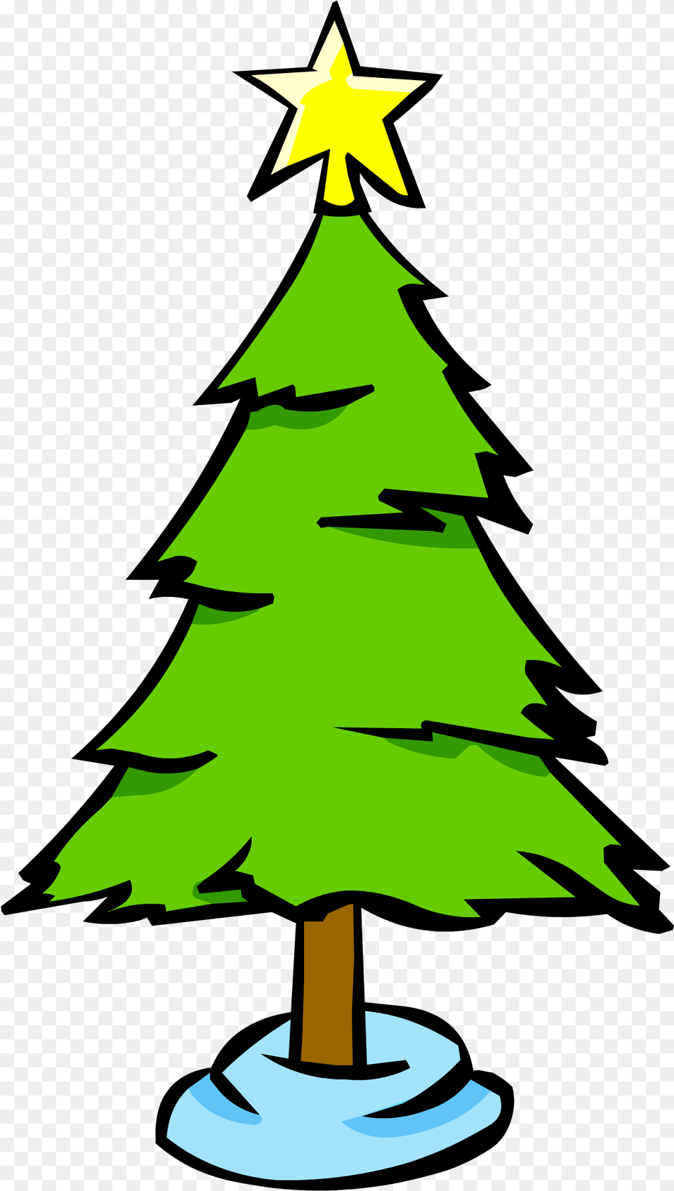 Large Christmas Tree Arbol De Navidad Club Penguin, Green, Plant, Star Symbol, Symbol Free Png