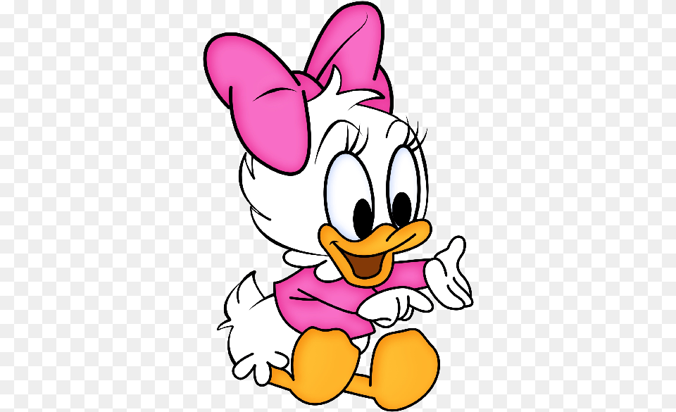 Large Disney Clipart Baby Daisy Duck, Cartoon, Person Free Png