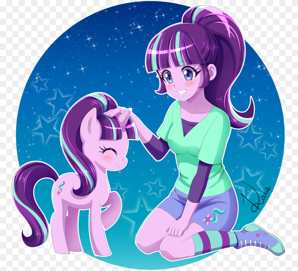 Large Draw Starlight Glimmer Eg Mlp, Book, Comics, Publication, Art Free Transparent Png