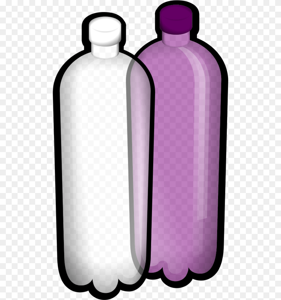 Large Empty Bottle 0 8691 Pop Bottle Clip Art, Purple, Plastic, Cylinder, Shaker Png