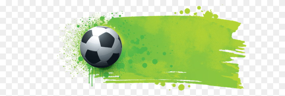 Large Football Grunge Banner Transparent, Ball, Soccer, Soccer Ball, Sport Free Png
